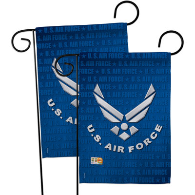 Coussin décoratif en polyester 2 faces 19 x 13 po american army-impressions drapeau de jardin