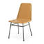 De 2 luxueuses chaises de salle à manger - brun avec pieds en fer, instructions d'assemblage fournies avec 2 chaises, structure à pieds, requis-937846973