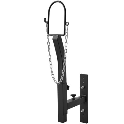 Bétaillère, support pour chèvre et mouton de 9,37 à 12,8 po de hauteur réglable, largeur de 0 à 5,4 po, tête de boucle de nez de traire et de traçage en métal pour chèvre, noir