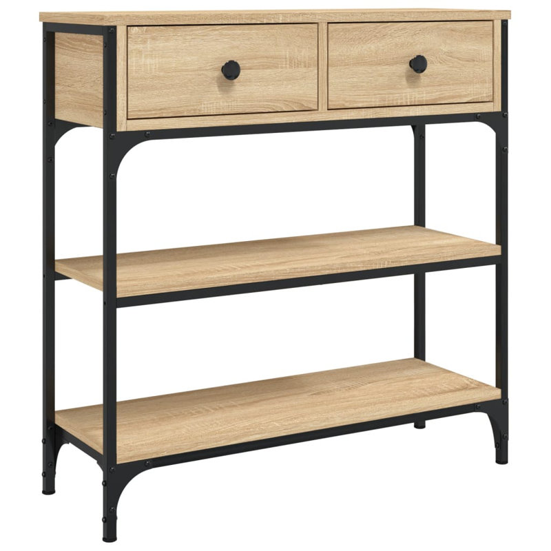 Console Table, Sonoma Oak, 75cm H x 72.5cm W x 25cm D