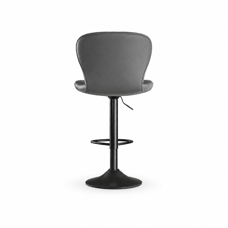 Swivel Bar Stool, Dark Grey