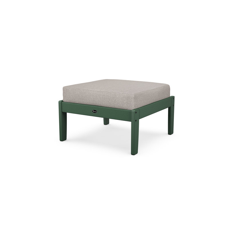 Repose-pieds Yacht Club, Structure auvent Rainforest / coussin en tweed pat