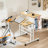 Normia Mobile Standing Desk With Wheels, Height Adjustable Stand Up Laptop Desk,  Sit-Stand Desk With Tiltable Top, Portable Rolling Computer Desk For Home Office-1127226959