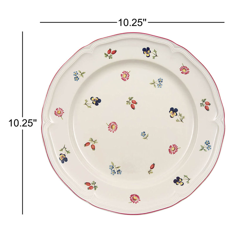 Villeroy & Boch Petite 10.25" Fleur Dinner Plate