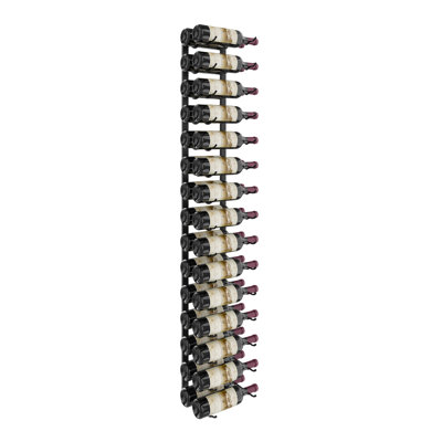 Indurial 30 Bottle Wall Mounted Wine Bottle Rack