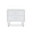 Deoss White Finish Accent Table-125534345-125534344