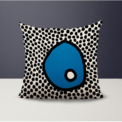 Vie Abstract Reversible Indoor/Outdoor Square Pillow