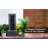 Outdoor Water Fountain for Garden, Patio or Backyard-Freestanding Stone Design with Waterfall Feature & LED Lights