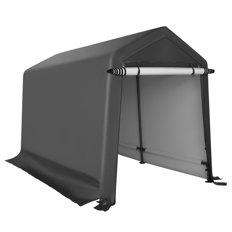 7 Ft. W x 12 Ft. D Steel Pop-Up Canopy