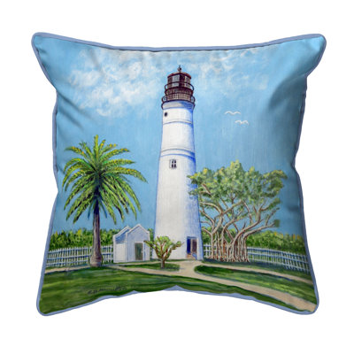 Housse et insert de coussin carré extérieur Key West