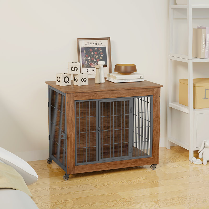 Panneau de particules durable en acier brun 32,5 po x l 22,1 po x H 27,9 po, 1 pièce, 27.9"H x 32.5"W x 22.1"D, Brown/Silver