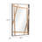 Mirror Antique Gold & Black