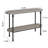 Entryway Table, 43.3" Long Console Table with Storage, 2 Tier Wood Console Table