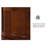 17.01"Retro Solid Wood Rectangular Corner Cabinet