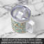 Tasse en acier inoxydable avec couvercle 12 oz. Highland Dunes Starfish Galore