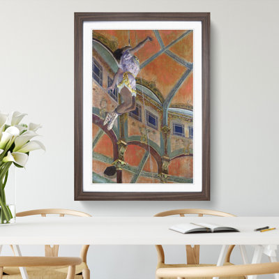 Circus Performer Miss La La by Edgar Degas - Picture Frame Painting