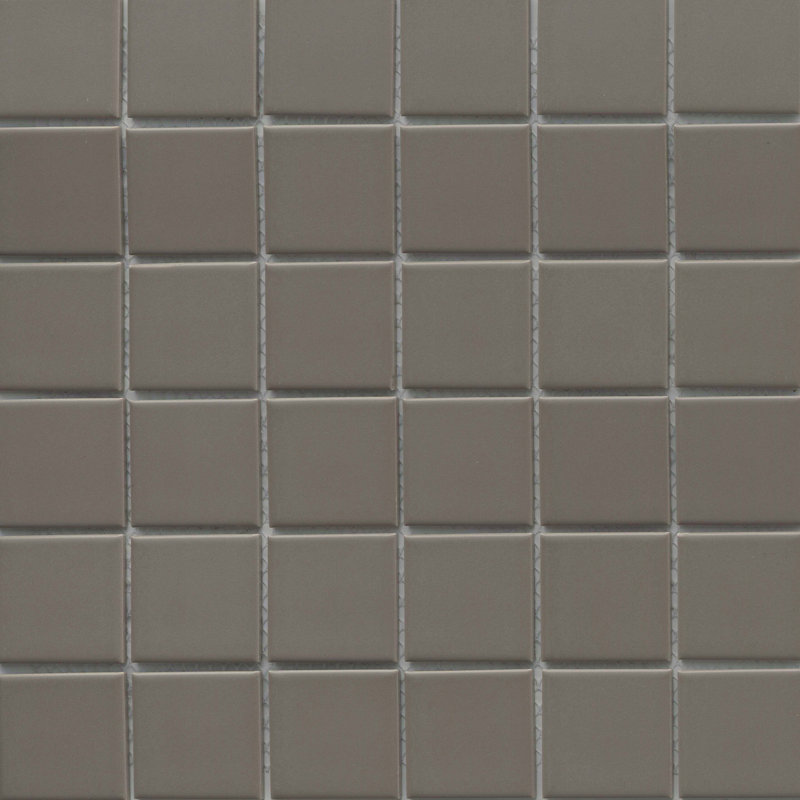 Catch 12 x 12 Ceramic Mosaic Sheet, Taupe