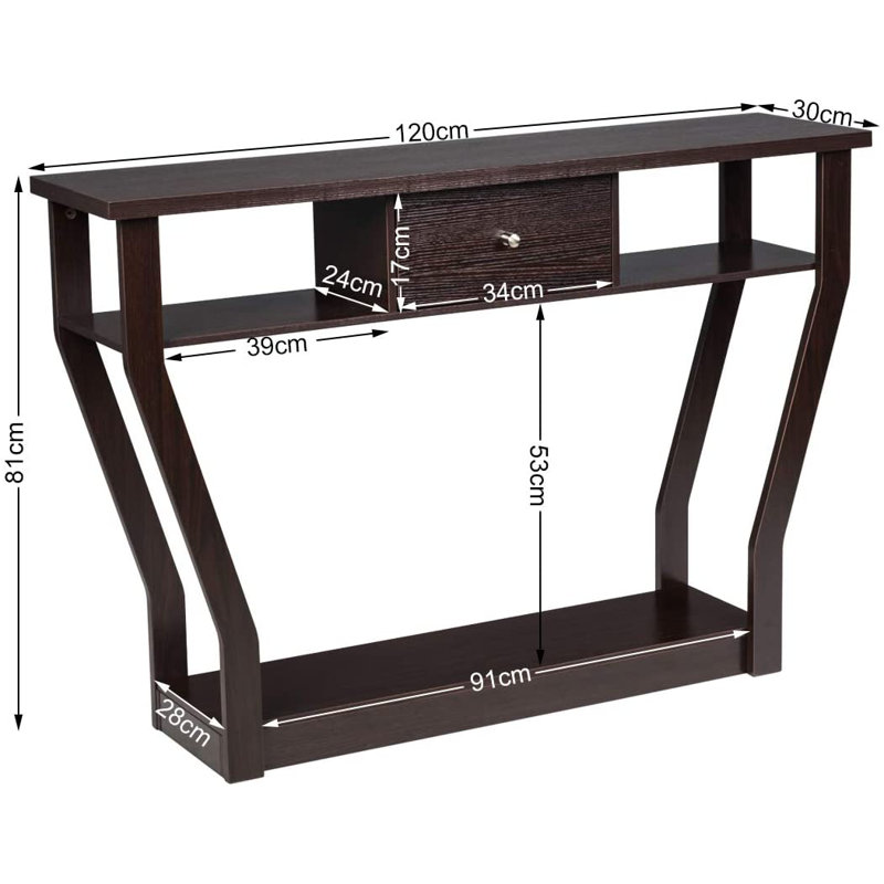 120cm Console Table, Coffee