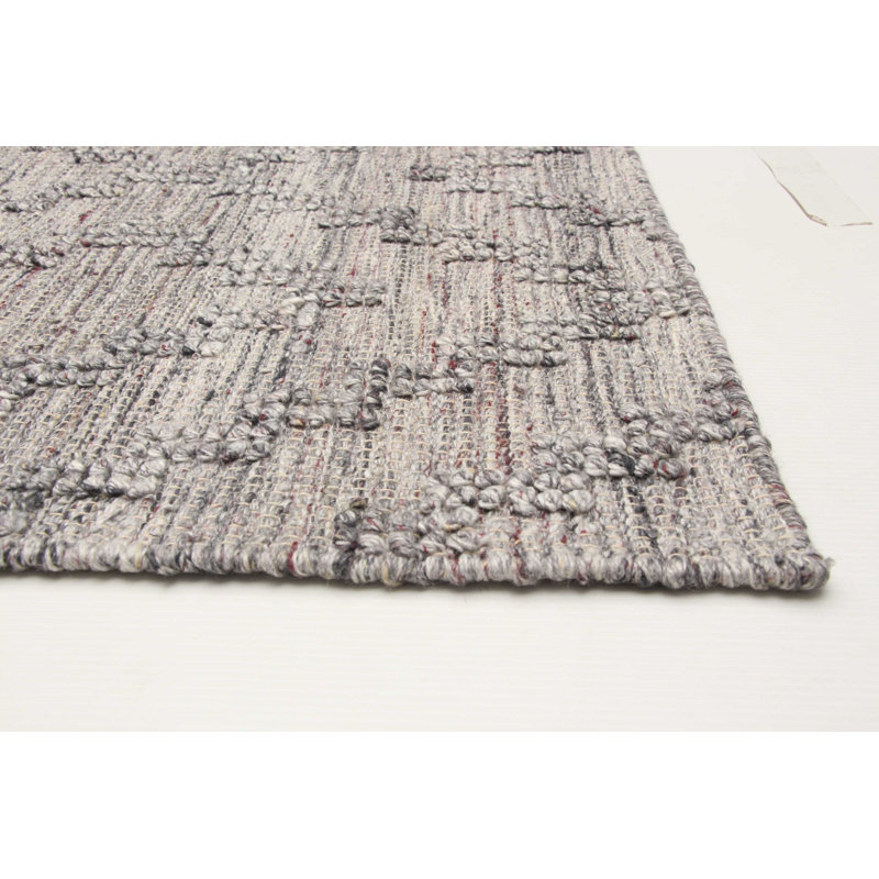 Tapis gris rectangulaire unique de 5 pi 1 po x 8 pi 2 po Jovania