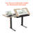 Electric Height Adjustable Drafting Draft Desk Drawing Table Desk Tiltable Tabletop
