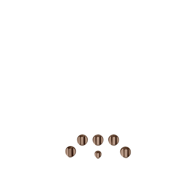 Cooktop Knob, Brushed Copper