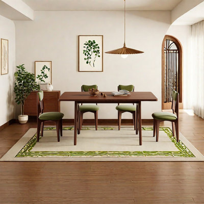Retro living room Home rectangular dining table sets