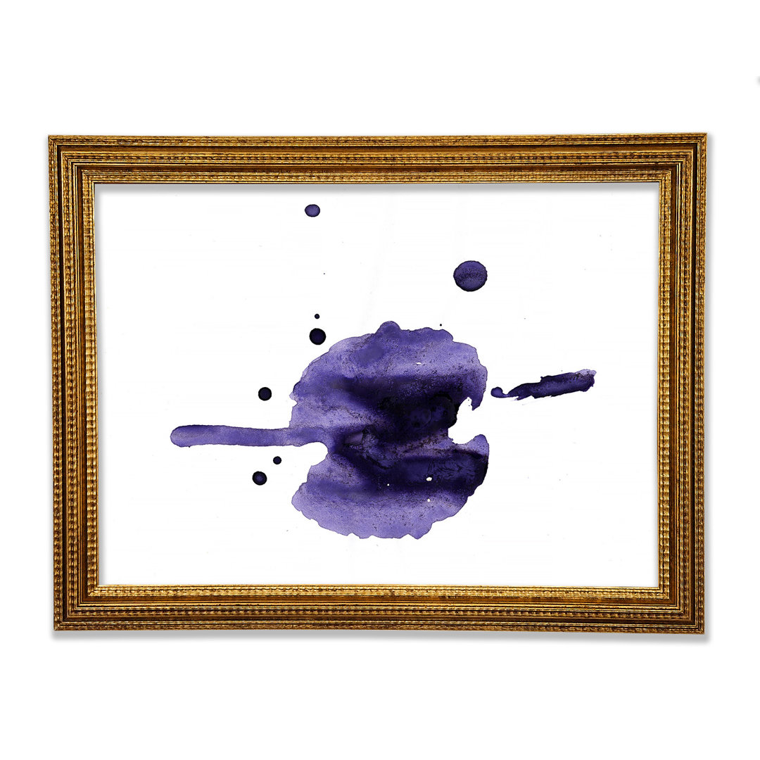 Flow Of Purple - Einzelne Bilderrahmen Kunstdrucke