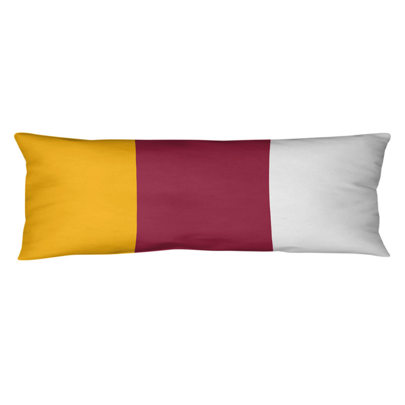 Oreiller de corps en polyester / polyester Arizona Football Stripes, Rouge, Football Philadelphie