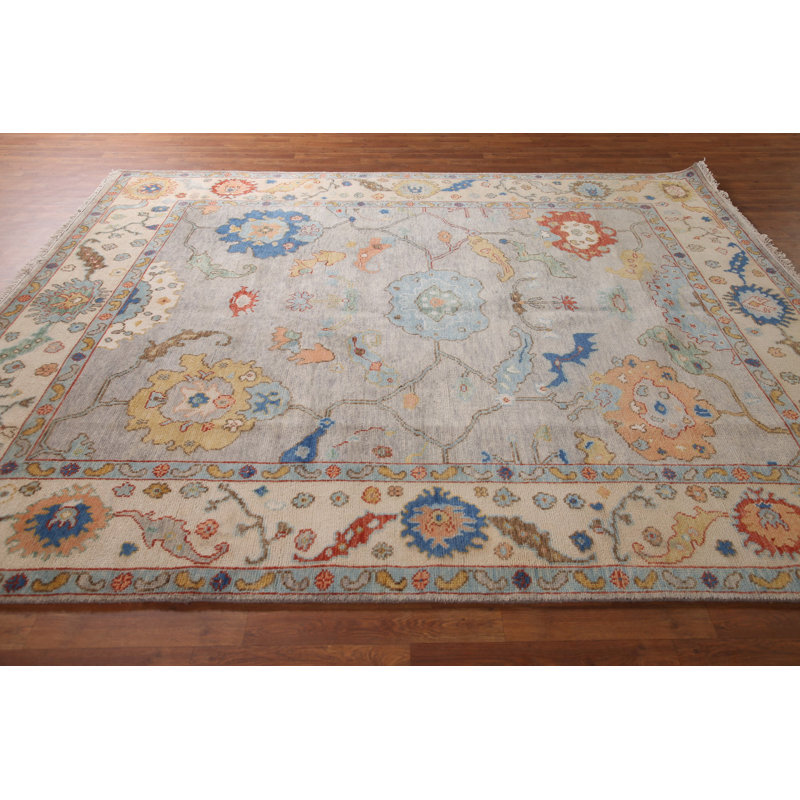 Handmade Wool Oushak Oriental Area Rug 8x10