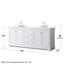 Meuble-lavabo double autoportant avec plateau Avery-98253821-98253822-98253825