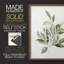 Fresh Leaf Montage II Framed Print - Solid Wood-417799100-417799095