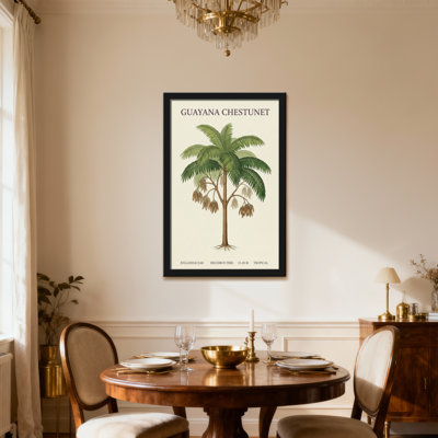 Plantes et fleurs, châtaignier guayana, motif botanique