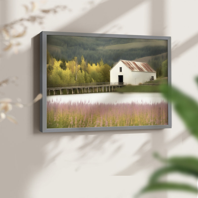 Paysage, série XLII, impression encadrée, Grey, H 16 po x l 20 po