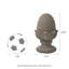 Statue de jardin artichaut blanchi