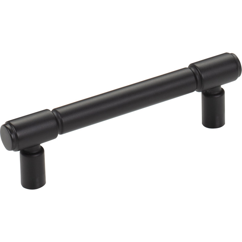 Clarence Bar pull, Flat Black, 3 3/4" Center to Center
