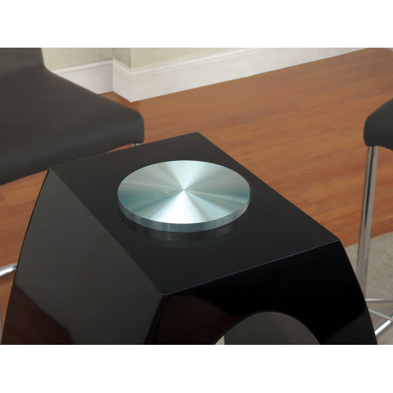 Ensemble repas pour 4 personnes Balwinder, Noir