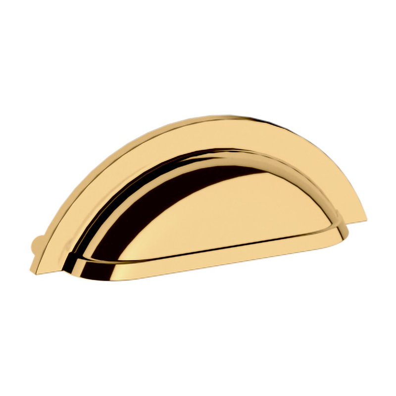 4424 Cup Pull, Polished Brass