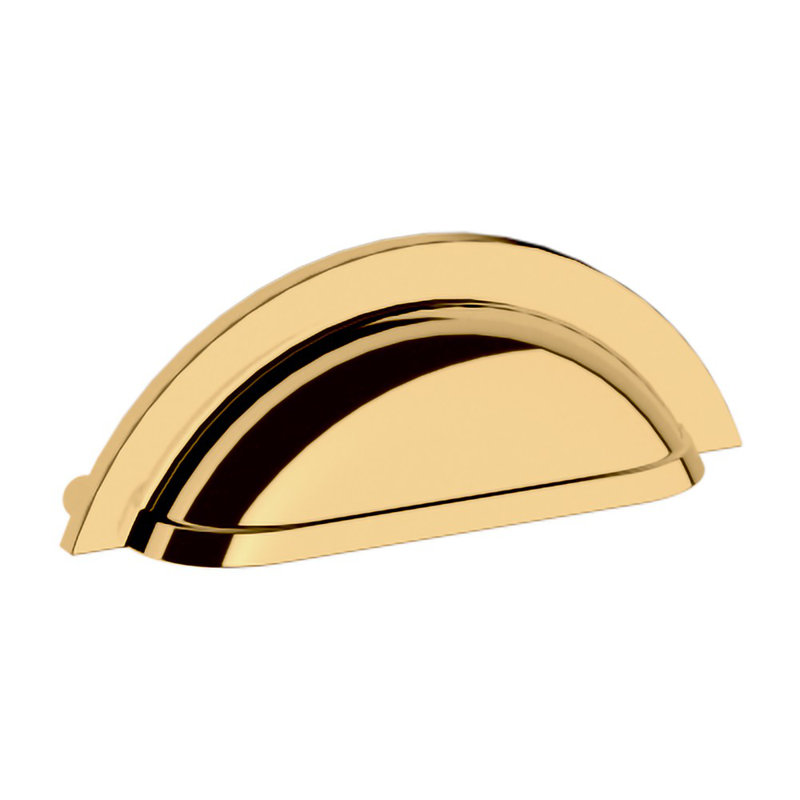 4424 Cup Pull, Polished Brass