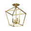 Plafonnier semi-encastré 4 lumières 12 po Drexil-49766440