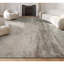 Tapis gris foncé noué à la main de haute qualité