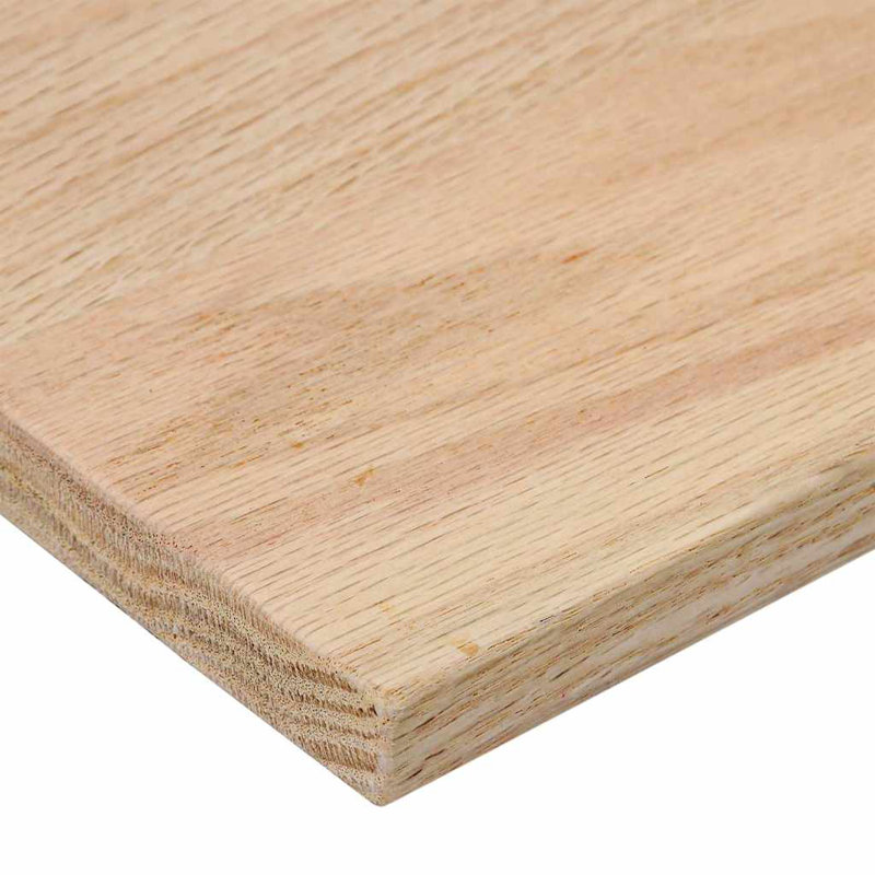  Ensemble de 20 marches d'escalier en bois de chêne massif brun clair 39,4 x 11,8 po, Marron clair, Rectangle 39.4" x 11.8"