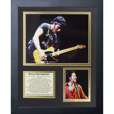 Bruce Springsteen Framed Memorabilia