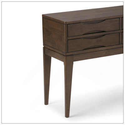 Harper - Hallway Console Table - Walnut Brown
