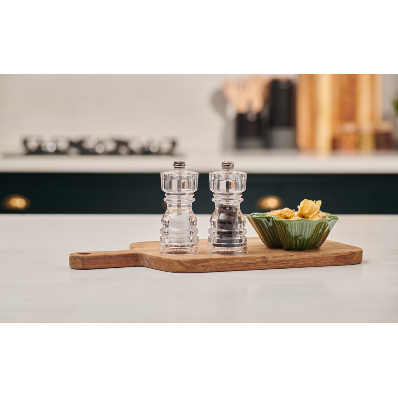 Cole & Mason London Acrylic Salt And Pepper Mill Gift Set 5"