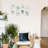 " Green Botanical Bathroom Relax Soak Unwind Sign Plant Wood " 4 - Pieces