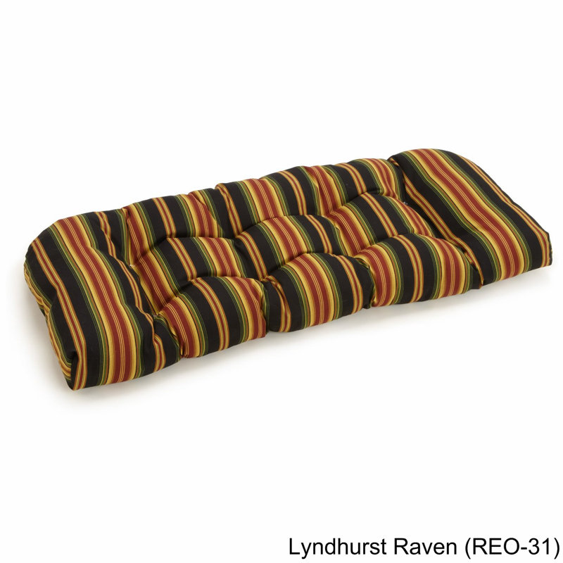 Outdoor 5'' Seat Cushion, Lyndhurst Raven