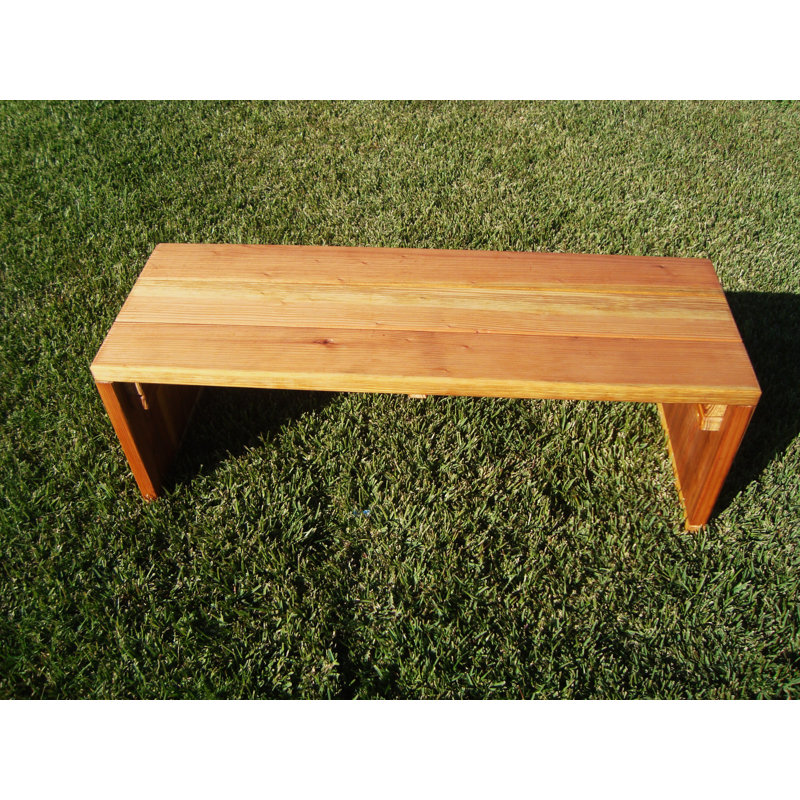 Banc de jardin en bois, Super Deck, H 17 po x l 36 po x P 11 po