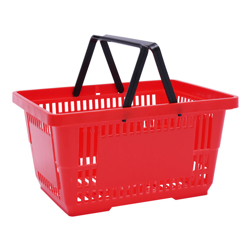 12PCS Shopping Baskets, Red