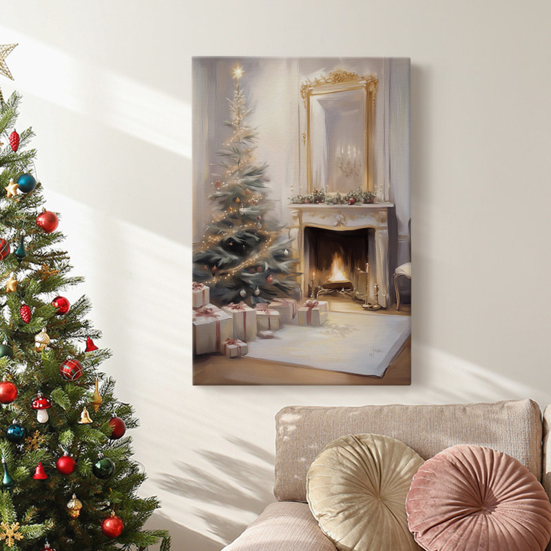 Christmas Holiday Art - Gallery Wrapped Canvas-Series 2-CCXL, 36" H x 24" W