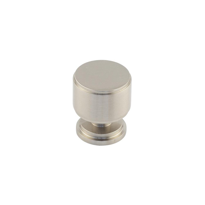 Belgrave 30mm Diameter Cylindrical Knob, Satin Nickel